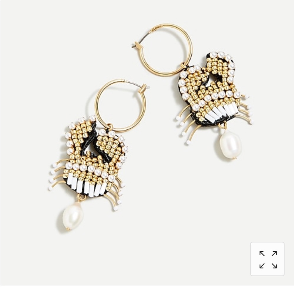 J crew 🦀 earrings NWT